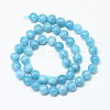 Natural Blue Quartz Beads Strands G-R345-6mm-29-1-2