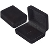 2Pcs Rectangle Flocking Plastic Boxes CON-BBC0001-24-1