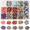  Natural & Synthetic Mixed Gemstone & Glass Chip Beads G-NB0002-07-1