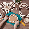 Wooden Cut Tracks WOOD-WH0050-038B-4