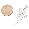 Fairy 201 Stainless Steel Pendant Decoration HJEW-JM02835-01-3