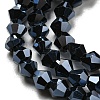 Transparent Electroplate Glass Beads Strands LS-GLAA-F029-3mm-C02-3