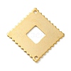 Brass Connector Charms KK-P259-15G-1