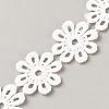 Polyester Lace Ribbon OCOR-WH0111-138E-1