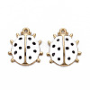 Alloy Enamel Pendants ENAM-N055-027C-NR-2