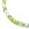 7Pcs Dyed Synthetic Turquoise & Electroplate Non-magnetic Synthetic Hematite Beads Stretch Bracelets BJEW-JB13428-6