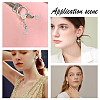 10Pcs Brass Micro Pave Cubic Zirconia Charms ZIRC-SC0001-14-5