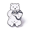 Naughty Bear with Camera Enamel Pin JEWB-A002-01D-1