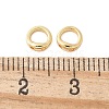 Brass Ring Charm Connectors X-KK-U056-55G-2