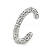 304 Stainless Steel Ring with Rhinestones RJEW-D083-08P-1