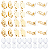 Unicraftale 40Pcs 2 Size 304 Stainless Steel Clip-on Earring Findings STAS-UN0040-61-1
