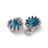 Alloy Glass Rhinestone Charms ALRI-B0001-01H-3