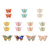 Craftdady 44Pcs 11 Colors Alloy Pendants RESI-CD0001-03-20