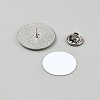 Alloy Sublimation Blank Brooch Pin DIY-WH20025-025B-2