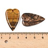 Natural & Synthetic Mixed Stone Heart Pendants G-M454-04-3