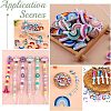 20Pcs 5 Colors Silicone Beads SIL-CA0001-09-6