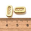 Rack Plating Brass Micro Pave Cubic Zirconia Connector Charms  KK-M313-07G-3