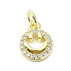 Brass Micro Pave Cubic Zirconia Pendants KK-H475-27G-01-1