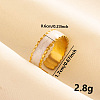 Fashionable Enamel Open Cuff Ring GS8271-2-1