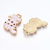 Alloy Enamel Pendants ENAM-N056-437-2