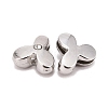 Letter Slider Beads for Watch Band Bracelet Making LS-ALRI-O012-Y-NR-2