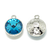 Alloy Rhinestone Pendants PALLOY-T032-12mm-12-2