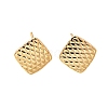 Brass Stud Earrings KK-K294-33G-1