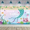 Polyester Hanging Banners Children Birthday AJEW-WH0190-032-4