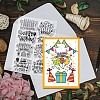 Birthday PVC Plastic Clear Stamps DIY-WH0631-0123-3