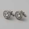 Alloy Rhinestone Cufflinks for Men FIND-WH0111-479-1
