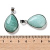 Natural Amazonite Pendants G-B123-05P-04-3