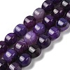 Dyed Natural Agate Beads Strands G-H087-E01-01D-1