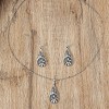 Alloy Pendant Necklaces & Dangle Earrings Sets FS-WGB4D45-01-3