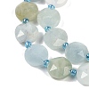 Natural Aquamarine Beads Strands G-C116-A22-01C-3