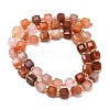Natural Red Rabbit Hair Rutilated Quartz Beads Strands GG-CBAC972-A12-01-5