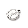 304 Stainless Steel Pendants STAS-I348-02P-03-2