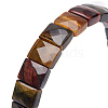 Natural Tiger Eye Gemstone Stretch Bracelets BJEW-F406-B01-3