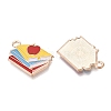 Back to School Alloy Enamel Pendants ENAM-Q004-01KCG-24-2