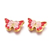 Alloy Enamel Beads ENAM-H322-01G-2