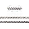 Tarnish Resistant 304 Stainless Steel Curb Chains CHS-D033-02P-01-2