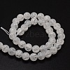 Crackle Glass Round Beads Strands CCG-E001-12mm-04-2