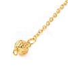 Brass Cable Chain Coil Dowsing Pendulums HJEW-D004-01G-4