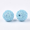 Acrylic Beads SACR-T345-01B-15-2