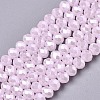 Electroplate Glass Beads Strands EGLA-A044-J6mm-A02-1