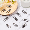 Zinc Alloy Swivel Clasps PALLOY-PH0013-42B-7