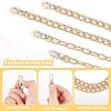 SUPERFINDINGS 4Pcs 2 Style Aluminum Chains Bag Straps AJEW-FH0002-65-4