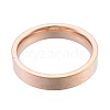 201 Stainless Steel Plain Band Ring for Women RJEW-N043-12RG-2
