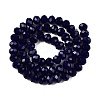 Opaque Solid Color Imitation Jade Glass Beads Strands EGLA-A044-P8mm-D07-3