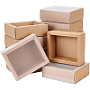 Kraft Paper Jewelry Boxes CON-WH0068-65E-1