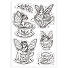 Custom Summer Theme PVC Plastic Clear Stamps DIY-WH0631-0093-6